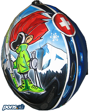 Klicke hier um das pons.ch Helmdesign von  - Ski Alpin im Detail anzusehen.