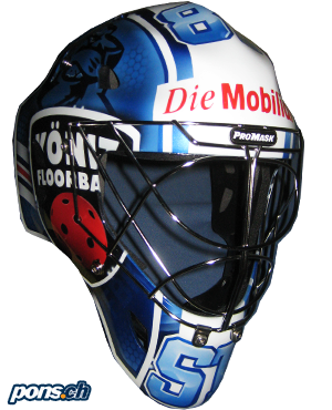 Klicke um das pons.ch Helmdesign von Thut Samuel - Floorball Köniz im Detail anzusehen. Klicke um das pons.ch Helmdesign von - Floorball Köniz im Detail anzusehen.