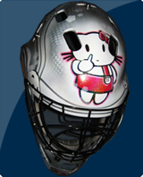 Hello Kitty goaliemasks